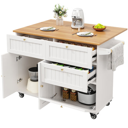 Moderne Kücheninsel, Küchenschrank, buffetschrank, Speisewagen mit Holzmaserung, buffetschrank, Multifunktionale Esstisch mit Speicherraum, Speisewagen mit Stretchfunktionsschränken, weiß
