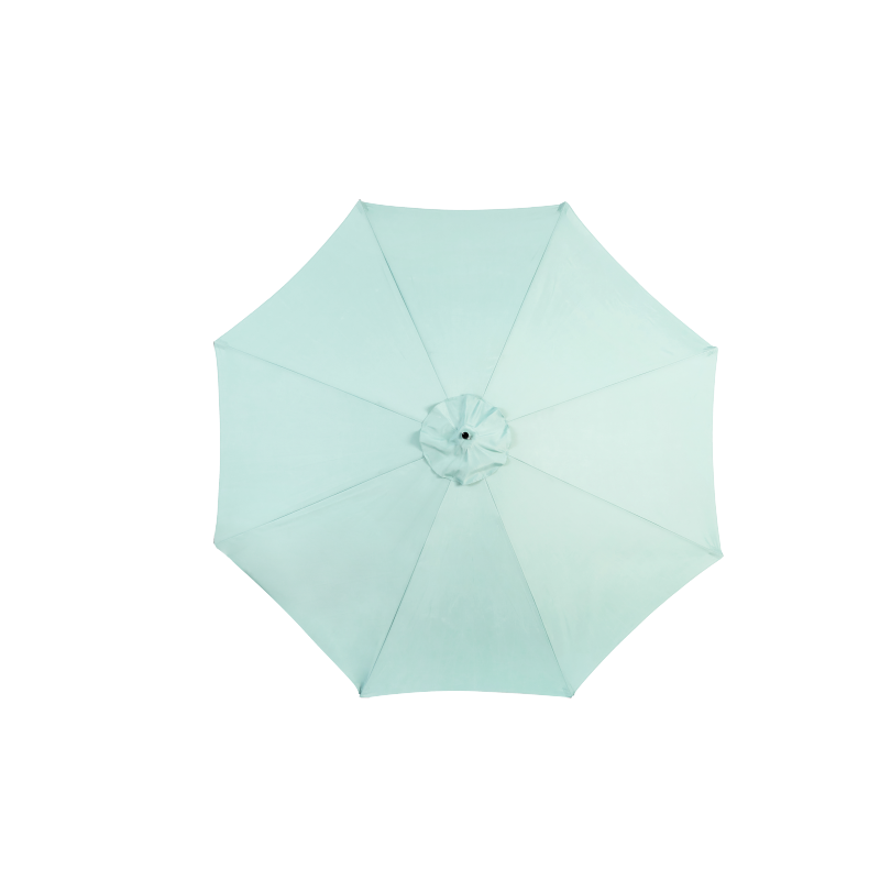 14.8 Ft Double Sided Outdoor Umbrella Rectangular Large with Crank(Light Green) (No Base)