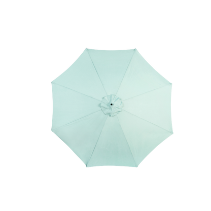 14.8 Ft Double Sided Outdoor Umbrella Rectangular Large with Crank(Light Green) (No Base)