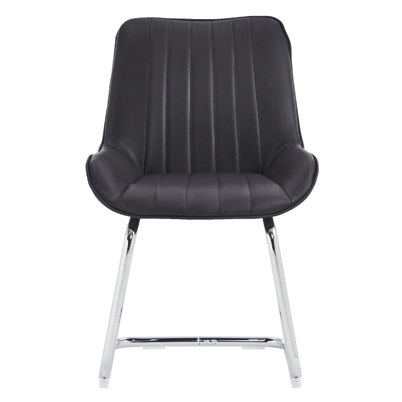 Sorgfältig ausgewählte Küche Wohnzimmer Esszimmer Stühle aus Kunstleder Material für leichtere Wartung! (Satz von 2)