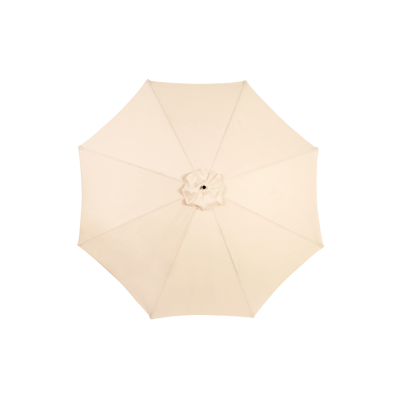 14.8 Ft Double Sided Outdoor Umbrella Rectangular Large with Crank(khaki)(No Base)
