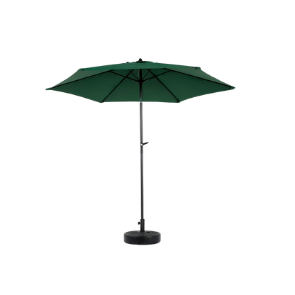 14.8 Ft Double Sided Outdoor Umbrella Rectangular Large with Crank (Dark Green)(No Base)