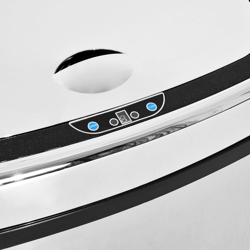 Mülleimer  Automatik Abfalleimer mit Sensor, Küche, Edelstahl, Silber, 68L