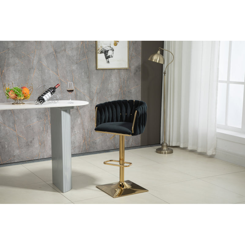 Vintage Barhocker mit Rückenlehne und Fußstütze Counter Höhe Esszimmerstuhl Für Kücheninsel Esszimmer Bar Theke Potluck Party Lounge Bereich