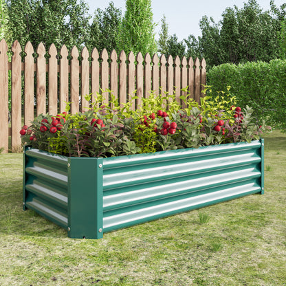 Hochbeet Metall Pflanzenbeet, Hochbeete für Garten aus robustem Stahlblech mit stabilem Design, Rostschutz und Langer Haltbarkeit, Hochbeet Bausatz ohne Boden, Ideal für Gemüse, Kräuter & Blumen Anthr