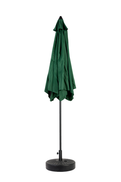 14.8 Ft Double Sided Outdoor Umbrella Rectangular Large with Crank (Dark Green)(No Base)