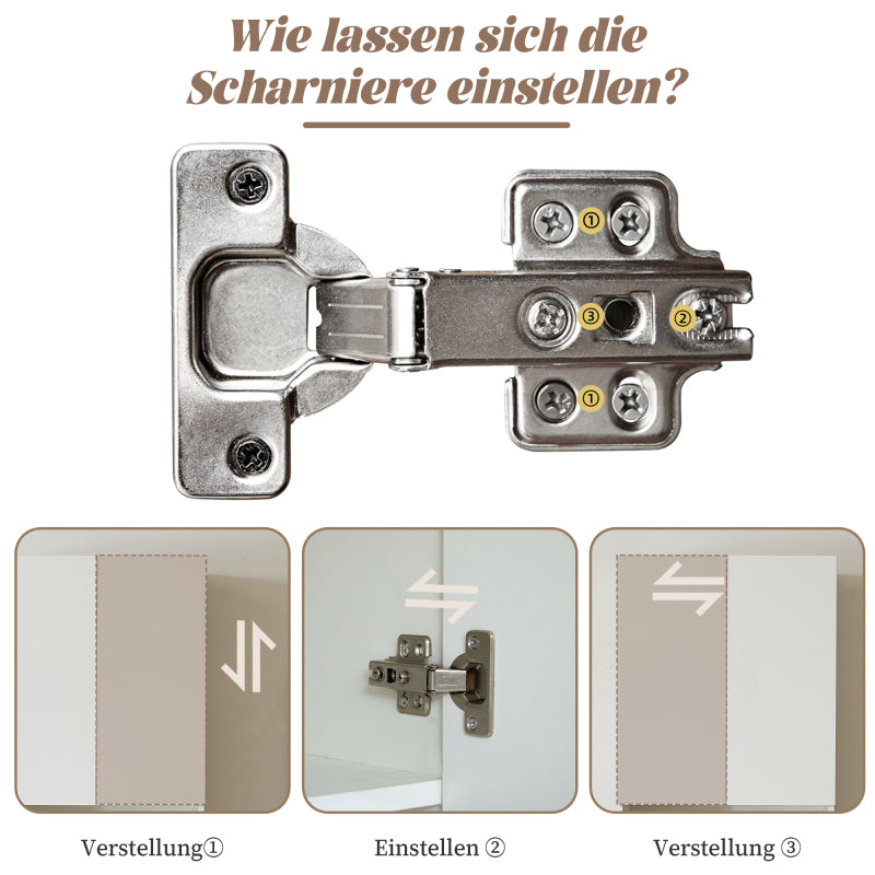 Multifunktionaler Küchenwagen mit ausklappbarer Arbeitsplatte, 120×65 cm erweiterbar, mit 5 Schubladen, Schränken, Gewürz- & Handtuchhalter, auf Rollen – Kücheninsel für Küche, Esszimmer & Wohnzimmer