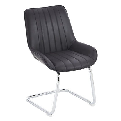 Sorgfältig ausgewählte Küche Wohnzimmer Esszimmer Stühle aus Kunstleder Material für leichtere Wartung! (Satz von 2)