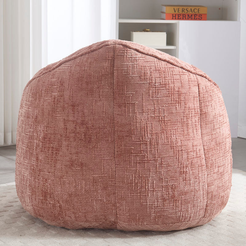 Sitzsack Sofa Stuhl für Erwachsene mit Fußstütze, Rosa