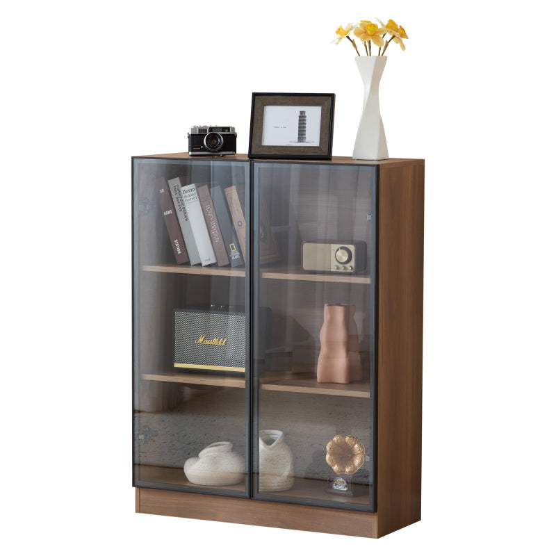 Glasvitrine mit Beleuchtung, Sammlervitrine, Wohnzimmerschrank