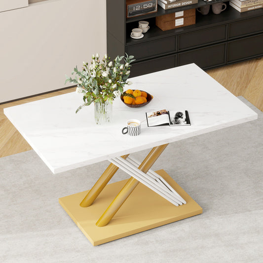 Esstisch Weiß, moderner Küchentisch für Esszimmer und Küche