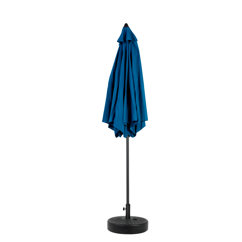 14.8 Ft Double Sided Outdoor Umbrella Rectangular Large with Crank (Blue)(No Base)