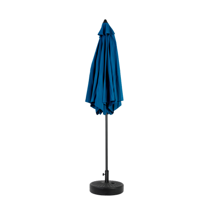 14.8 Ft Double Sided Outdoor Umbrella Rectangular Large with Crank (Blue)(No Base)