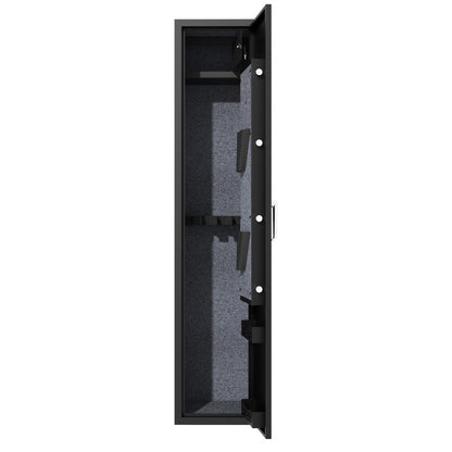 Gewehrschrank für 3 Langwaffen, Gewehrsafe für Gewehre und Pistolen, Schrotflinten-Safe, Schnellzugriff. Geeignet zur sicheren Aufbewahrung von Langwaffen und Schuss. H138 cm × B25 cm ×T25 cm