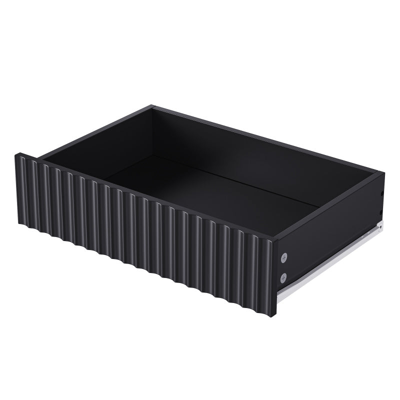 Garderoben-set, Wandgarderobe, Flurgarderobe Set mit Schuhbank, Schwarz,100 Lx35Bx180H cm