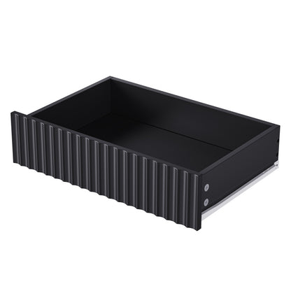 Garderoben-set, Wandgarderobe, Flurgarderobe Set mit Schuhbank, Schwarz,100 Lx35Bx180H cm