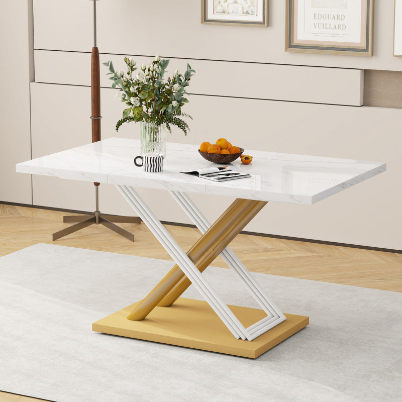 Esstisch Weiß, moderner Küchentisch für Esszimmer und Küche