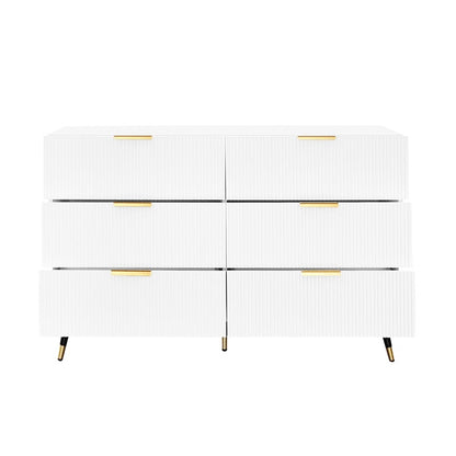 Elegantes Sideboard mit modernem Design, Kommode mit Schubladen und viel Stauraum