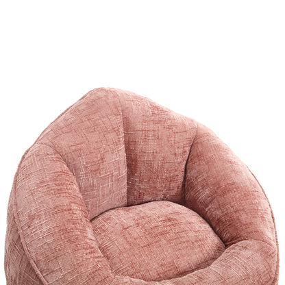 Sitzsack Sofa Stuhl für Erwachsene mit Fußstütze, Rosa