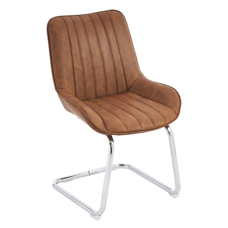 Sorgfältig ausgewählte Küche Wohnzimmer Esszimmer Stühle aus Kunstleder Material für leichtere Wartung! (Satz von 2)