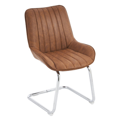 Sorgfältig ausgewählte Küche Wohnzimmer Esszimmer Stühle aus Kunstleder Material für leichtere Wartung! (Satz von 2)