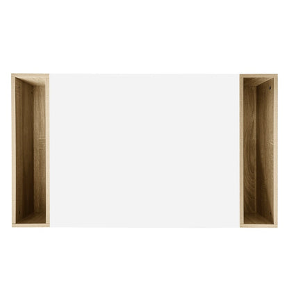 Moderner Couchtisch 105 x 60 x 40 cm - teilweise hochglanz, mit Schubladen und offenen Fächern