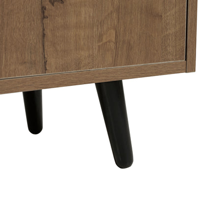 Moderner Schuhbänke mit Holzmaserung, Schuhschrank