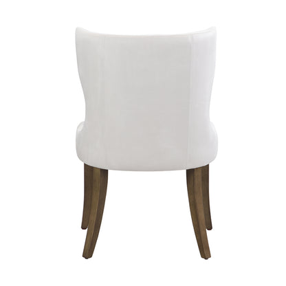 Esszimmerstuhl aus Samt, 2er-Set mit Massivholzbeinen, dickem Kissen, verstellbaren Beinen, Beige