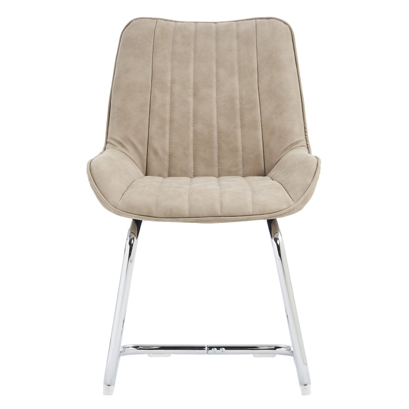 Sorgfältig ausgewählte Küche Wohnzimmer Esszimmer Stühle aus Kunstleder Material für leichtere Wartung! (Satz von 2)