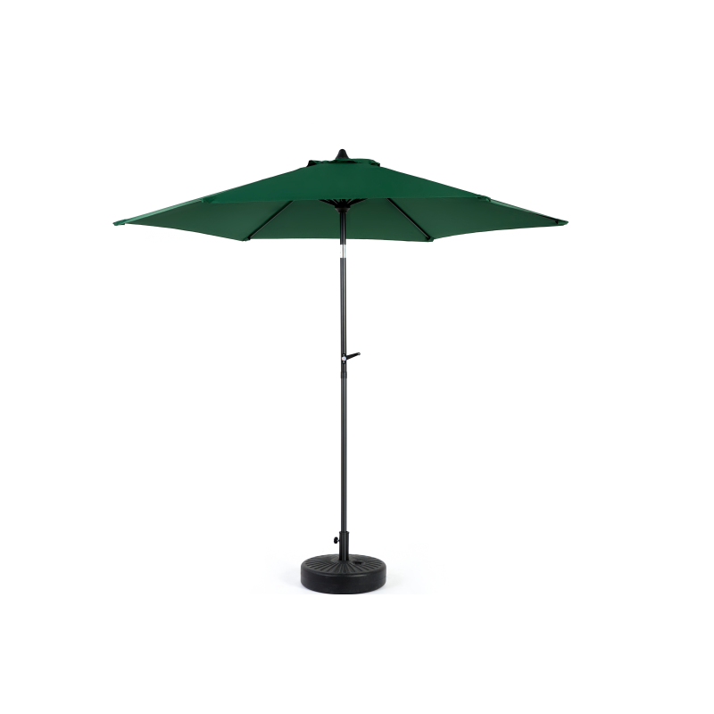 14.8 Ft Double Sided Outdoor Umbrella Rectangular Large with Crank (Dark Green)(No Base)