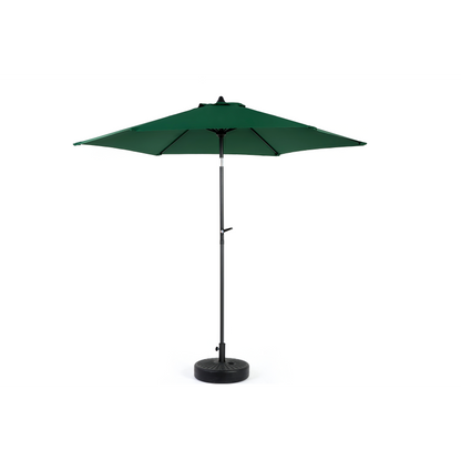 14.8 Ft Double Sided Outdoor Umbrella Rectangular Large with Crank (Dark Green)(No Base)