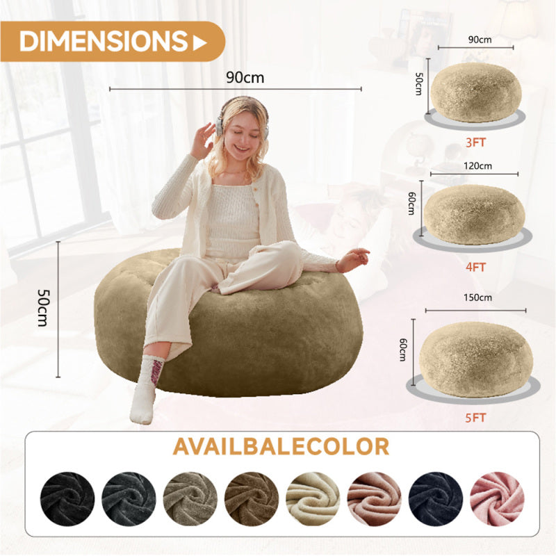 90 Sitzsack,Sitzsackstuhl, Sofa für Erwachsene,weicher und bequemer Lesestuhl,,geeignet für Schlafzimmer, Balkone und andere Orte