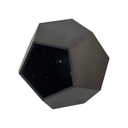 66CM Modern Pet Furniture Cat Carrier, Sofa Side Table, Planter MDF Multifunctional Furniture, Black Brown