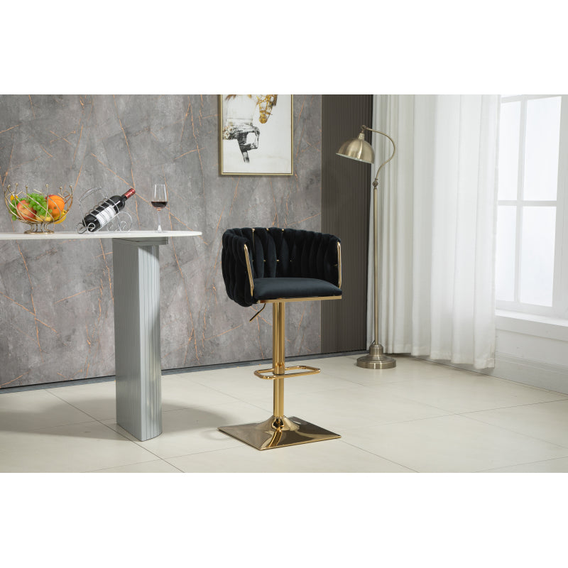 Vintage Barhocker mit Rückenlehne und Fußstütze Counter Höhe Esszimmerstuhl Für Kücheninsel Esszimmer Bar Theke Potluck Party Lounge Bereich