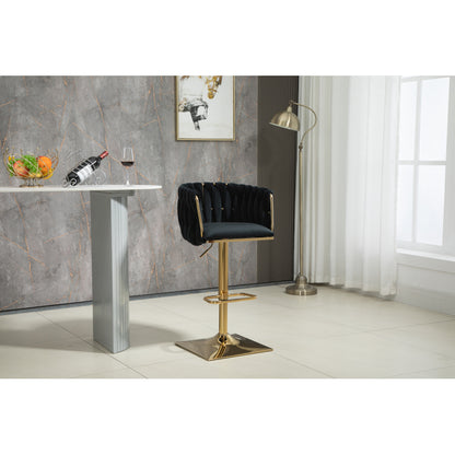 Vintage Barhocker mit Rückenlehne und Fußstütze Counter Höhe Esszimmerstuhl Für Kücheninsel Esszimmer Bar Theke Potluck Party Lounge Bereich
