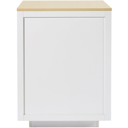 Bartisch ausziehbar 133-202cm, Kücheninsel mit Marmor-Optik & Stauraum, Esstisch für 2-6 Personen, Küchenwagen mit Schubladen & Regalen, Weiß