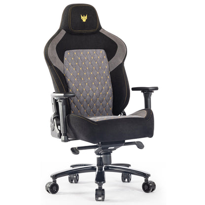 Gaming Stuhl 200KG Belastbarkeit Bürostuhl 200KG Verstellbare Armlehne 4D Gamer Stuhl mit Lendenwirbelstütze Chefsessel Ergonomischer Schreibtischstuhl