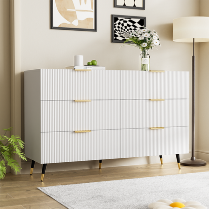 Elegantes Sideboard mit modernem Design, Kommode mit Schubladen und viel Stauraum