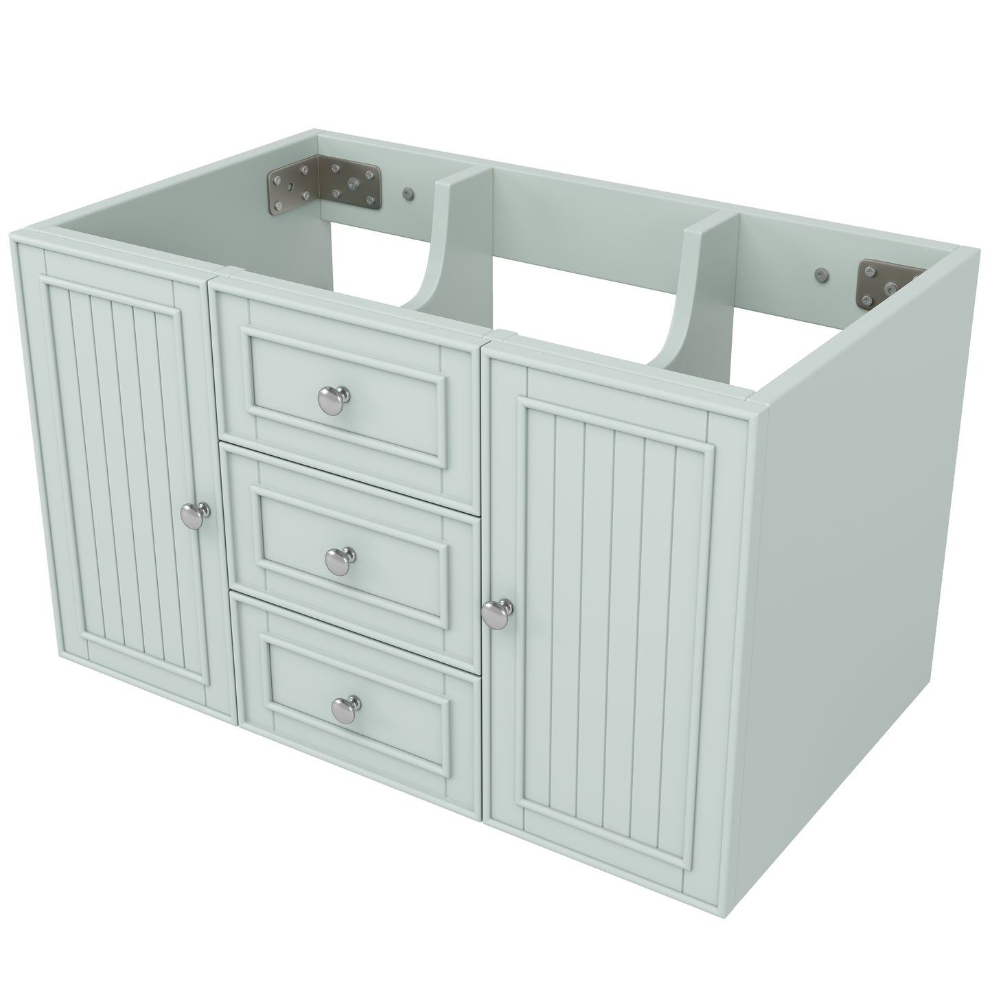 Hängender Waschtisch, Moderner Stil,Badmöbel für Badezimmer, Grün