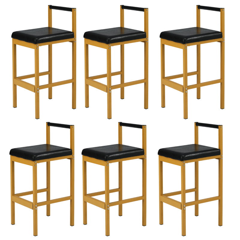 Esszimmerstühle(6 Stühle ohne Esstisch), Schwarz und Gold