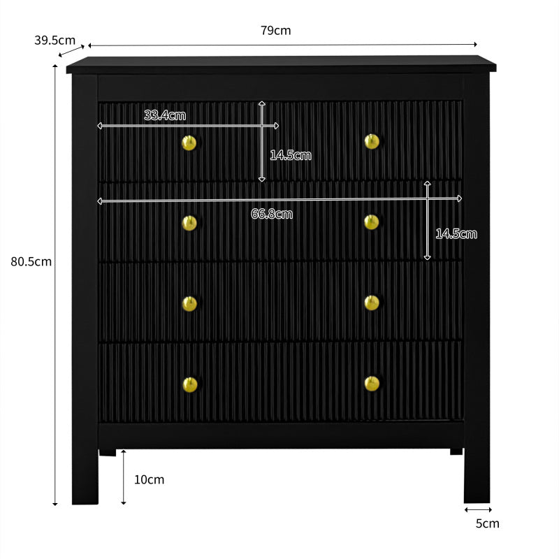 Sideboard, Kommode mit Spezialtüren, Goldgriffen, Sideboard/Schuhschrank/Schminktisch [OLD SKU:WF325795BAA]