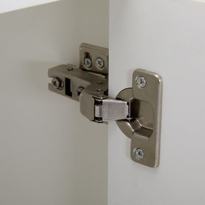 Moderne Schuhschrank, mit verstellbaren Regalen, goldenen Griffen, 2 Schubladen, Klappschuhschrank und 2 Türen, weiß