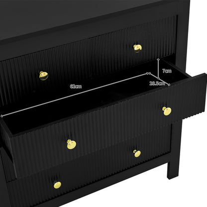 Sideboard, Kommode mit Spezialtüren, Goldgriffen, Sideboard/Schuhschrank/Schminktisch [OLD SKU:WF325795BAA]