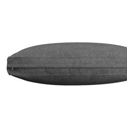 Seil-Gartenmöbel-Set, Garten-Lounge-Set, Ecksofa mit verzinktem Eisengestell, verstellbare Beine, inklusive aller Sitz- und Rückenkissen, grau