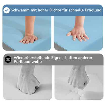 9 TLG Bausteine zum Toben & Klettern. Bausteine für Kinder. Treppen, Rutsche und Bällebad für Kinder für Vorschulkinder und Babys, weiche Bausteine, bunt. Ohne Kugel.