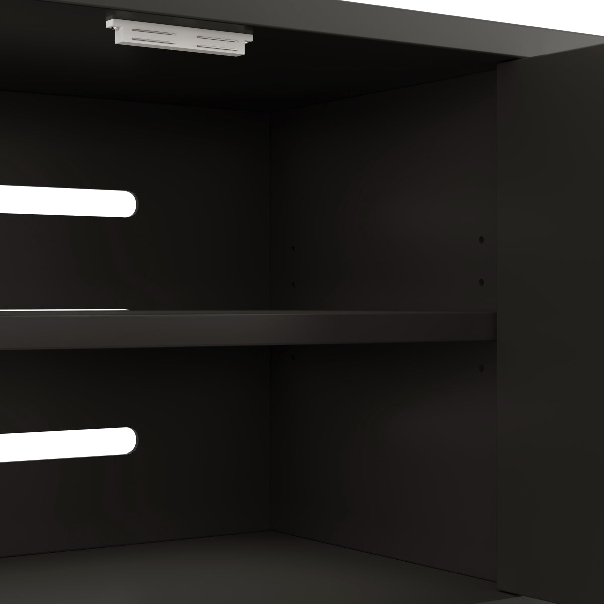 Versteckter Katzenschrank 140x40x45,5cm - 4-in-1 Katzenmöbel & Schuhbank, Katzentoilettenschrank mit Belüftung & Kratzmatte, Schwarz