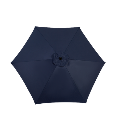 14.8 Ft Double Sided Outdoor Umbrella Rectangular Large with Crank (Navy Blue)(No Base)