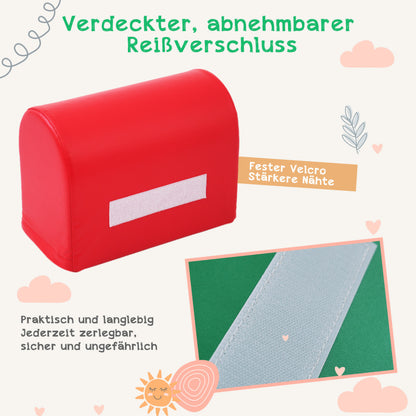 5-in-1 Riesige Bunte Weiche Schaumstoff-Bausteine für Kinder – Perfekt für Kreatives Spielen, Klettern, Kriechen und Motorikförderun