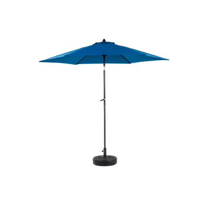 14.8 Ft Double Sided Outdoor Umbrella Rectangular Large with Crank (Blue)(No Base)