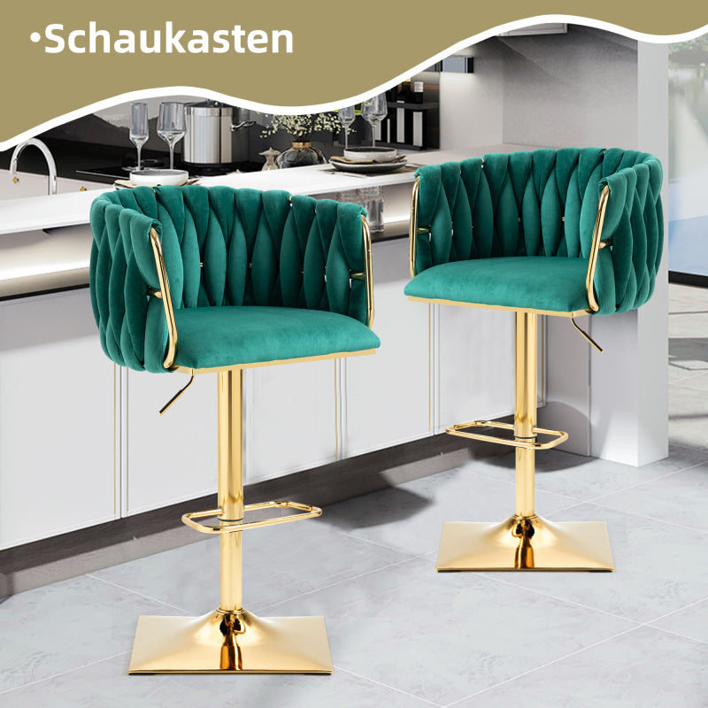 Vintage Barhocker mit Rückenlehne und Fußstütze Counter Höhe Esszimmerstuhl Für Kücheninsel Esszimmer Bar Theke Potluck Party Lounge Bereich